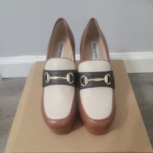 Steve Madden Cindie Cognac Platforms
